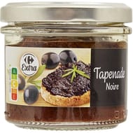 Carrefour extra tapenade noire 100g
