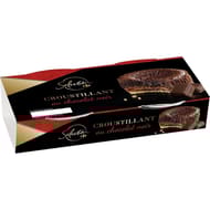 Carrefour sélection croustillant au chocolat noir 2x80g