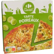 Carrefour tarte poireaux 400g