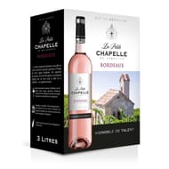 Bordeaux Rosé la Petite Chapelle de Bordeaux 12.5% vol. Bib 3 l