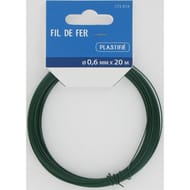 Trefilaction  botillon fil plastifié vert 20MX0,6