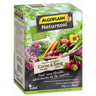 Algoflash Naturasol UAB engrais corne torréfiée sang séché 3 KG