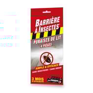 Barrière à insecte pièges collants anti-punaises de lit - étui de 4 pièges