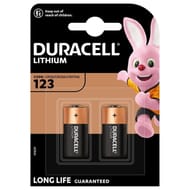 Duracell pile lithium CR123 3V high power lot de 2