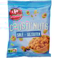 Carrefour Sensation cacahuète Crusti' Nuts salé 150g