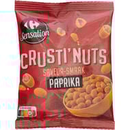 Carrefour Sensation cacahuète Crusti' Nuts paprika 150g