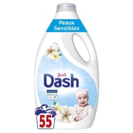Dash liquide peaux sensibles 55 doses 2.475l