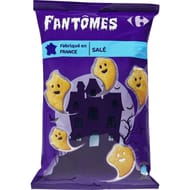 Carrefour classic' ghosts biscuits apéritifs salés 75g