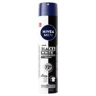 Nivea déodorant atomiseur homme black& white original 200ml x2
