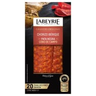 Labeyrie chorizo pata negra cebo de campo 20 tranches fines environ 60g