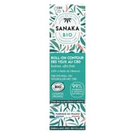 Sanaka bio roll'on contour des yeux cbd & chanvre certifiée bio cosmos 15ml