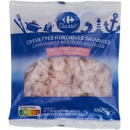 Carrefour classic crevettes nordiques sauvages 200g