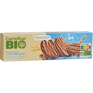 Carrefour bio biscuits chocolat au lait 200g