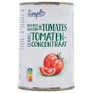 Carrefour simpl sauce tomate double concentré 440g