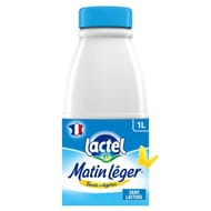 Lactel matin léger lait à 1.2% m.g  1 l