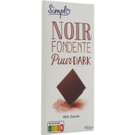 Simpl chocolat noir tablette 100g