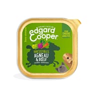 Edgar&cooper barquette agneau & boeuf - 300g