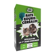 Grains : anti rats-souris 140g 7 sachets x 20g  difénacoum snap