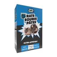 Pates fraiches : souricide snap 150g 15 sachets x 10g brodifacoum150g