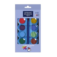 Lefranc & bourgeois boîte de 12 pastilles + 1 pinceau