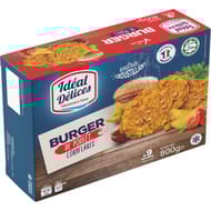 Idéal Délices burger de poulet cornflakes halal 800g