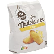 Carrefour original gâteaux madeleines citron 250g