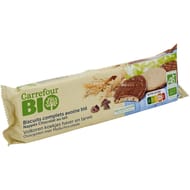 Carrefour bio biscuits chocolat au lait 200g