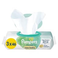 Pampers new baby sensitive lingettes bebe nb harmonie 3x 46