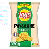 Lay's chips nature recette paysannes maxi format 370g