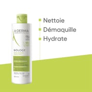 A-derma biology lait demaquillant dermatologique bio 400ml