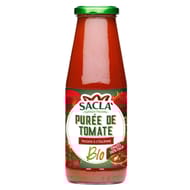 Sacla purée de tomates bio sans gluten 680g