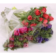 Bouquet anémone 10 tiges