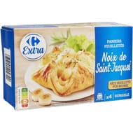 Carrefour extra 4 paniers feuilletés noix de saint jacques 400g