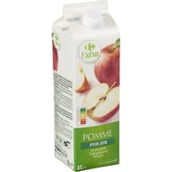 Carrefour extra 100% pur jus de pomme 1l