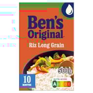 Ben's original riz vrac long grain 10 mn 500g