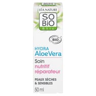 Soin nutritif peaux sensibles aloe vera 50ml bio so bio