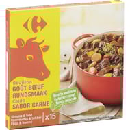 Carrefour bouillon goût boeuf 150g