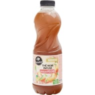 Carrefour sensation thé noir infusé saveur pêche 1l