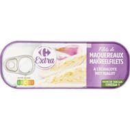 Carrefour extra filets de maquereaux à l'échalote 169g