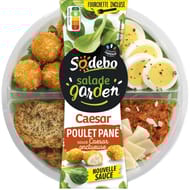 Sodebo salade garden poulet pané 240g