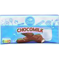 Carrefour classic' Tablette de chocolat Chocomilk  x16 -200g