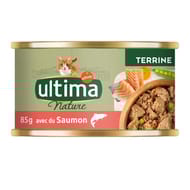 Ultima nature mono conserve repas chat saumon - 85 g