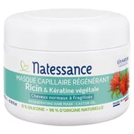 Natessance masque capillaire sublimateur régénérant ricin et kératine végétale 200ml