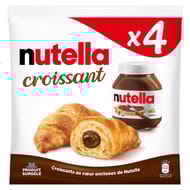 Nutella croissant x4 340g