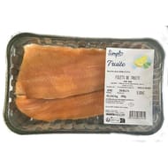 Filets de truite avec peau CARREFOUR SIMPL la barquette de 260g