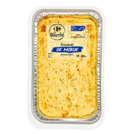 Crf le marché brandade de morue parpmentière gratinée 800g