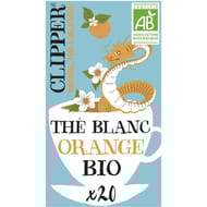 Clipper thé blanc orange bio 34g