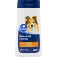 Carrefour shampoing pour chien 2 en 1  250ml