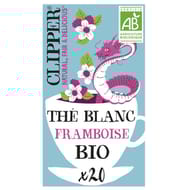 Clipper thé blanc framboise bio 34g
