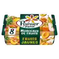 Panier de Yoplait standard fruits jaunes 8x125g